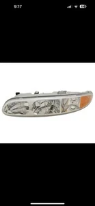 Left Driver Side Headlight Assembly GM2502203 for 99-04 Oldsmobile Alero Halogen - Bild 1 von 3