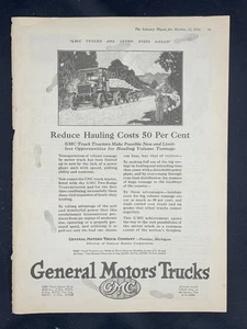Anuncio de revista - 1922 - Camiones General Motors (GMC) - (#2) - Imagen 1 de 1