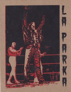 La Parka 4x6 Postkarte WCW Pro Wrestling Siebdruck limitiert selten AAA Lucha 2 - Bild 1 von 5