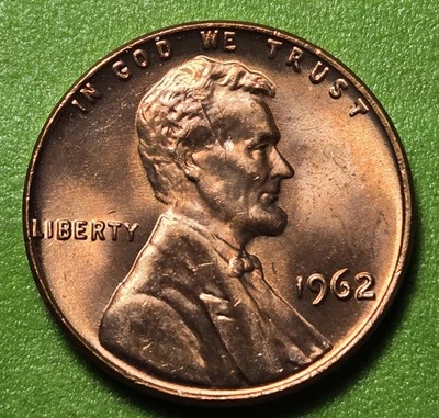 1962 Lincoln Cent Strikethrough Error - Image 1 of 4