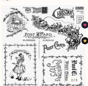 Sello de diseño de orquídea de hierro IOD sello postal de Navidad lanzamiento limitado vacaciones 2025  - Imagen 1 de 2