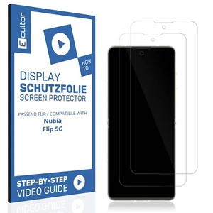 2x Film de protection 3D pour Nubia Flip 5G flexible Film d'écran Full Cover - Picture 1 of 6