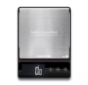 Digital Kitchen Scales Heston Blumenthal Premium Precision Stainless Steel/Black - Picture 1 of 7