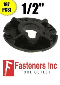 (Qty 197) 1/2" Round Malleable Washer Malleable Iron Plain Finish (40 LB Box) - Picture 1 of 2