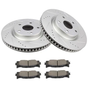 Front Ceramic Brake Pads And Rotors For Lexus ES300h Toyota Avalon Toyota Camry - Picture 1 of 13
