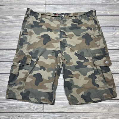 Pantalones Cortos De Colección Southpole Verde Camuflaje Carga Bolsillo Y2K Para Hombre Talla 38 Ripstop Foto 1 de 4