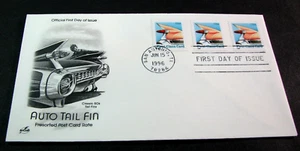 US Stamp FDC Scott# 2910 Auto Tail Fin 1996 Used L757 - Picture 1 of 1