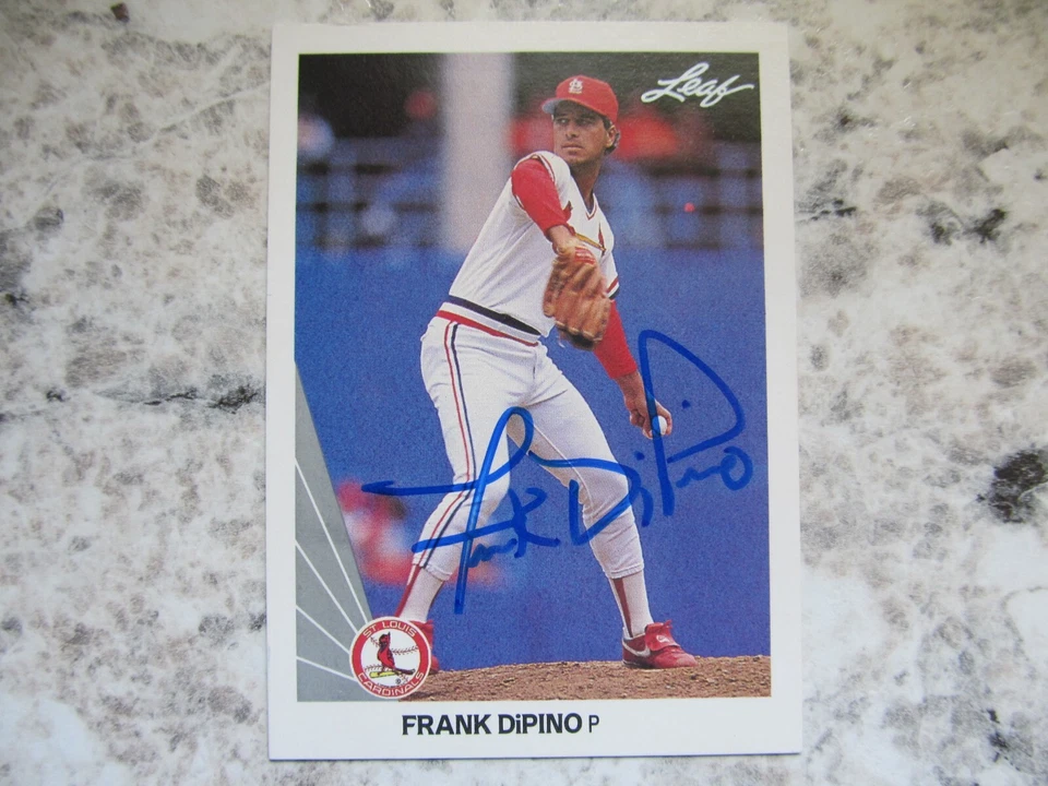 Cardinals Frank DiPino Signed Autographed 1990 Leaf Mint - Image 1 of 1