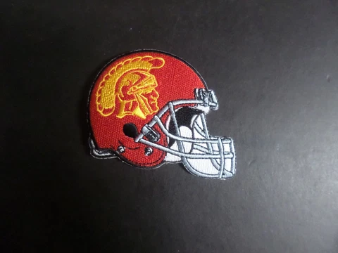 U.S.C. TROJANS" HELMET EMBROIDERED NCAA IRON ON 3 X 3-1/4 PATCH Cover