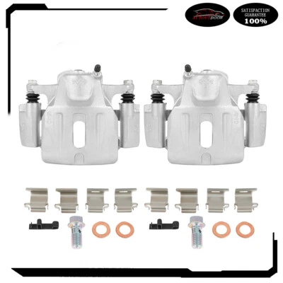 For 2001-2007 Toyota Highlander Front Left Right Brake Calipers w/ Bracket Pair - Image 1 of 4