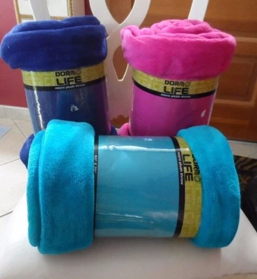 J C PENNY Dorm Life Micro plush Throw 50" x 70" - choice