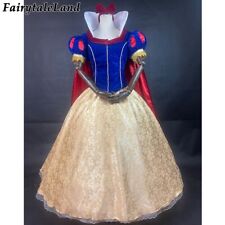 Snow White Cosplay Costume High Quality Halloween Princess Dress Party Gown