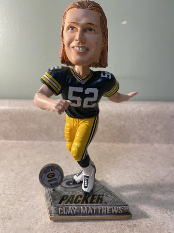 Forever Collectibles Clay Matthews Green Bay Packers Bobblehead Retirement /2015 Cover