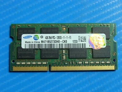 Toshiba S955-S5373 Samsung 4GB PC3-12800S SO-DIMM Memory RAM M471B5273DH0-CK0 - Image 1 of 2