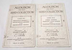 Antique 1917 Audubon Pocket Bird Collection Case No. 1 + #3 North + Northeastern - Picture 1 of 12