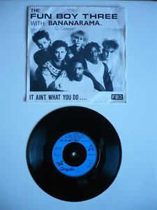Fun Boy Three 3 It Ain't What You Do 7" Vinyl UK 1982 Chrysalis 1st Press Single - Picture 1 of 9