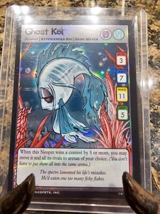 Neopets TCG Ghost Kai.  The Darkest Faerie 14/150 Ultra Rare Holo! - Picture 1 of 2