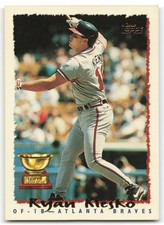 1995 Topps Ryan Klesko   324 Atlanta Braves