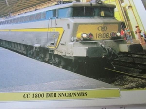  Datos ferroviarios 8 Bélgica CC 1800 SNCB y NMBS - Imagen 1 de 1