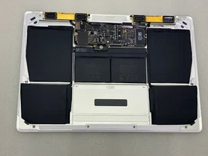 Carte mère MacBook 12'' 2017 A1534 + Cache arrière silver - 256 Go - Afbeelding 1 van 3