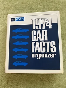 Ford 1974 Car Facts Organizer (dealer book) - Picture 1 of 8