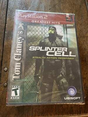Tom Clancy's Splinter Cell Sony PlayStation 2 PS2 Black Label Factory Sealed New - Image 1 of 4