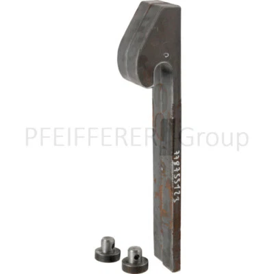 Anschweißkonsole  Anschweiß- und Brennteile 2 schmale Platten mit Koppelhaken un - Bild 1 von 2