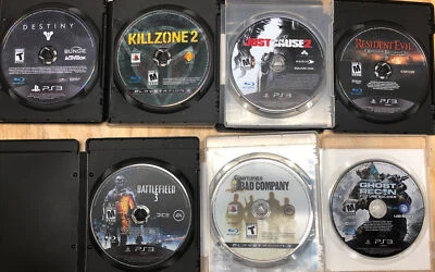 Lot of 7 PS3 Action/Shooter Games Lot - Battlefield 3, Destiny + MORE!! - Image 1 of 4