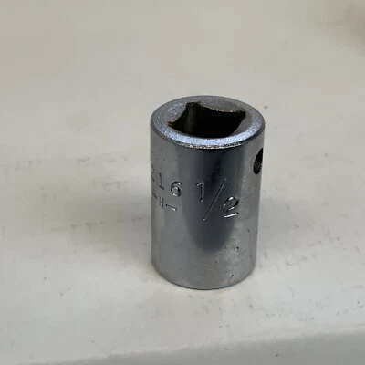 CRESCENT CT1216, 1/2in. 3/8 Drive 12pt SAE Socket, USA Made - Image 1 of 4