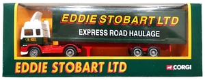 Camión de carga Corgi Volvo F12 Globetrotter - Eddie Stobart Express transporte por carretera - Imagen 1 de 1