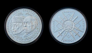 80°Anniversaire de l'Armistice. 1918-1998. Argent, boite+certificat - Picture 1 of 1