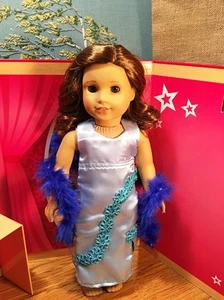 Blue Party Prom Maxi Dress Gown Fits 18" American girl Doll, Our Generation - Picture 1 of 5