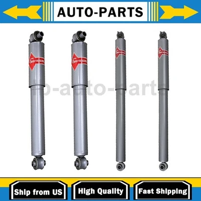 Front & Rear Shock Absorber KYB 4PCS Set Fits 1992 1993 Chevrolet K1500 Suburban - Image 1 of 4