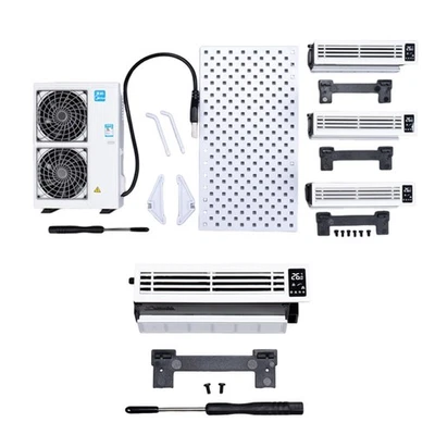 Set di modelli di condizionatori d'aria in miniatura in scala 1/12, - Immagine 1 di 2