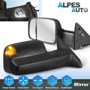 2PCS Power Heated Tow Mirrors For 2010 2011 2012 Dodge Ram 1500 2500 3500 LH+RH - Picture 1 of 16