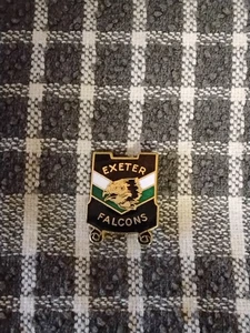 EXETER FALCONS  SPEEDWAY BADGE IN GOLD  - Picture 1 of 2