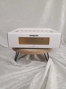 Sangean RCR-5 Digital AM/FM Clock Radio White Tested Working EUC - Picture 1 of 10