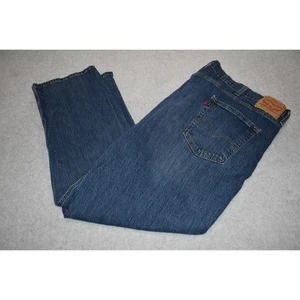 Levis 541 Jeans Mens Size 50 x 32 BIG Athletic Straight Fit Blue Cotton Blend - Picture 1 of 8