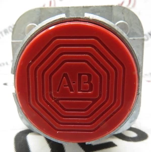 Allen-Bradley 800T-A6A Red 30mm Momentary Push Button 1NO 1NC Flush Head - Picture 1 of 4