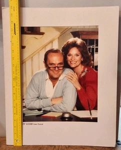 16x20 TV GUIDE Cover Portrait NEWHART CBS Studios Bob Newhart MARY FRANN - Picture 1 of 11