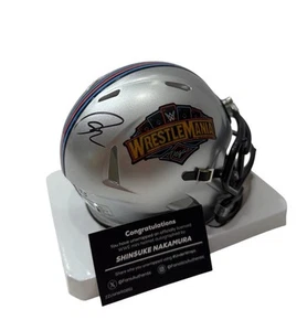 Shinsuke Nakamura Autograph Signed WWE Wrestlemania 41 Mini Helmet /25 Fanatics - Picture 1 of 4