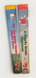 A Charlie Brown Christmas & It's the Easter Beagle-2 Peanuts Classics VHS Tapes - Picture 1 of 7