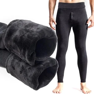 Merino Wool Base Layer Pants Mens Merino Wool Baselayer Bottom Thermal FDJ9USHNA - Picture 1 of 11