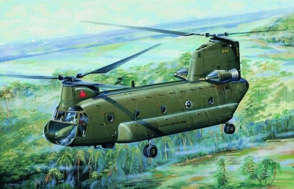 Trumpeter Ch-47a Chinook ref 01621 Scala 1 72