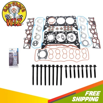 Комплект головок блока цилиндров двигателя с комплектом болтов головки подходит для Ford Windstar 1997 3,8 л 12 В OHV - Изображение 1 из 4