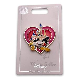 2022 Disney Parks Mickey & Minnie Mouse Kissing Castle Open Edition Pin