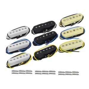 Pastilla para guitarra eléctrica FLEOR ST Alnico5 bobina única cuello escalonado/medio/puente - Imagen 1 de 33