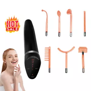 Tragbare Hochfrequenz Gesichtsmaschine mit 7 Teilen Anti-Akne Gesichtshaut Gesichtsbehandlung - Bild 1 von 9