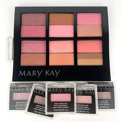 Mary Kay MINERAL CHEEK COLOR - PICK YOUR SHADE! - Pressed Blush Pan New Retired - Image 1 of 3