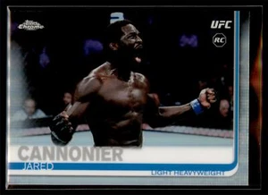 2019 Topps Chrome UFC MMA REFRACTOR Parallel #98 Jared Cannonier RC - Picture 1 of 2